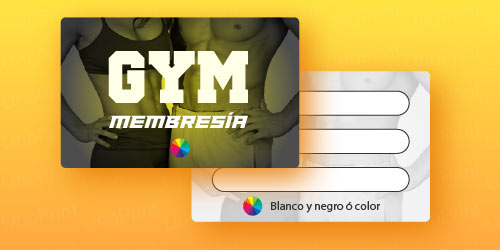 Impresión de credenciales pvc frente y vuelta a color